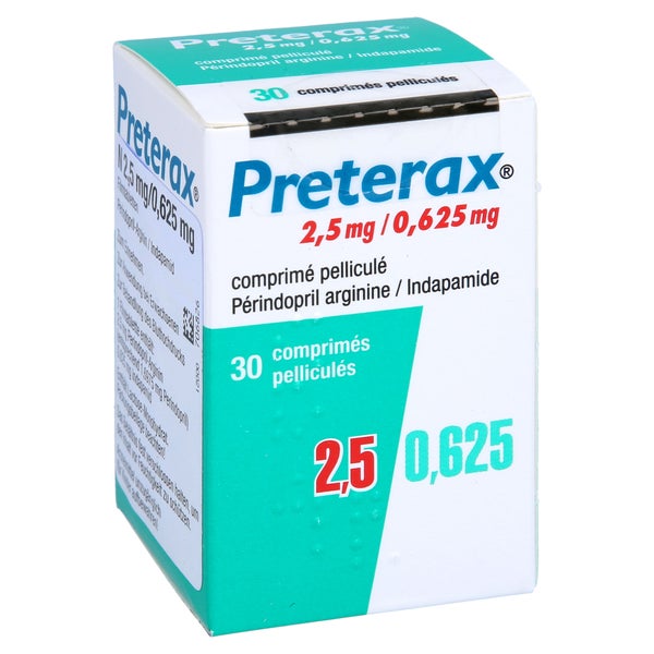PRETERAX N 2,5 mg/0,625 mg Filmtabletten 30 St
