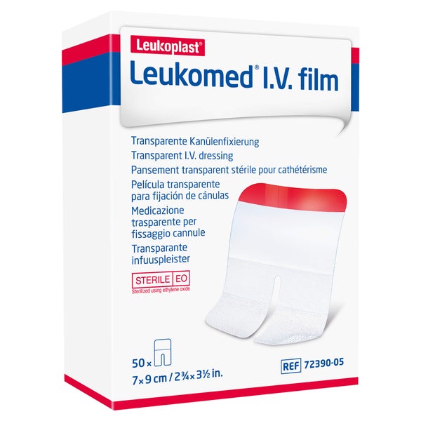 Leukomed I.V. film 7x9 cm Pflaster 50 St