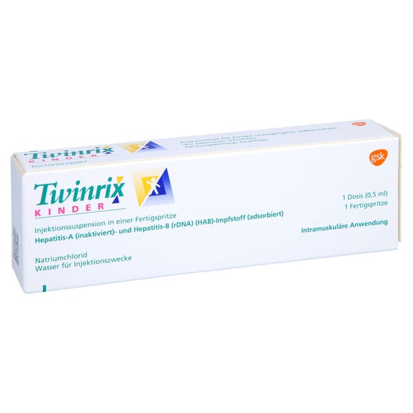 TWINRIX Kinder Impfdosis Inj.-Sus.i.e.FS o.Kanüle 1X1 St