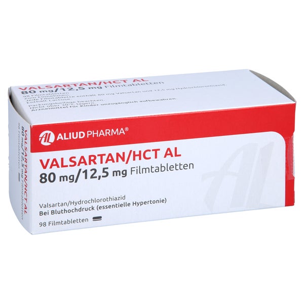 VALSARTAN/HCT AL 80 mg/12,5 mg Filmtabletten 98 St