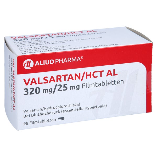 VALSARTAN/HCT AL 320 mg/25 mg Filmtabletten 98 St