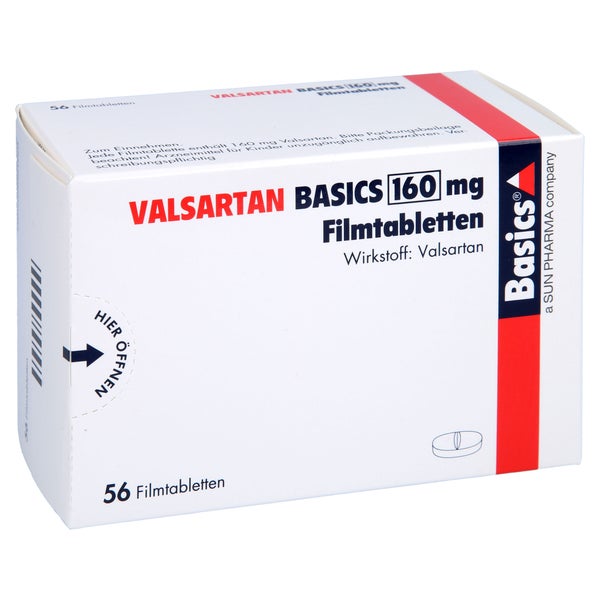Valsartan Basics 160 mg Filmtabletten 56 St