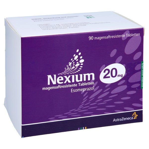 NEXIUM 20 mg magensaftresistente Tabletten 90 St