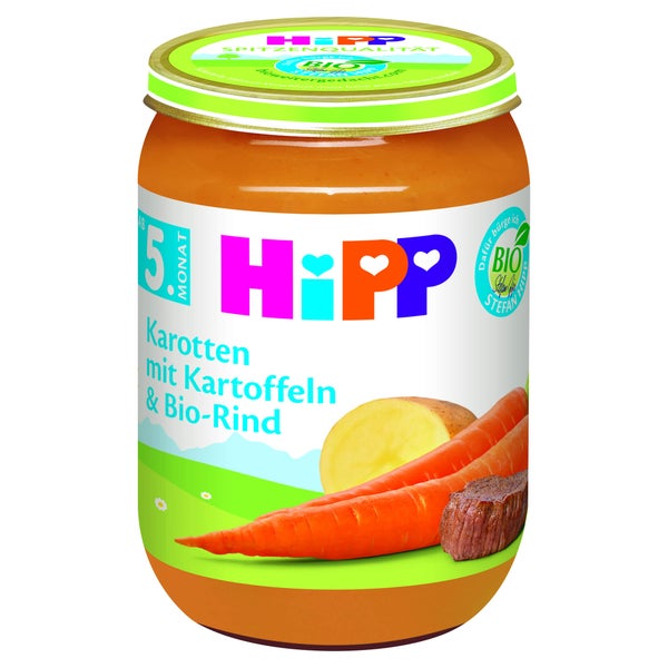 HIPP Menü Karotten m.Kartoffeln u.Bio-Ri 190 g