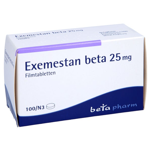 Exemestan beta 25 mg Filmtabletten 100 St