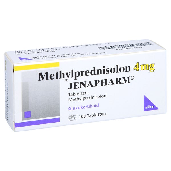 METHYLPREDNISOLON 4 mg Jenapharm Tabletten 100 St