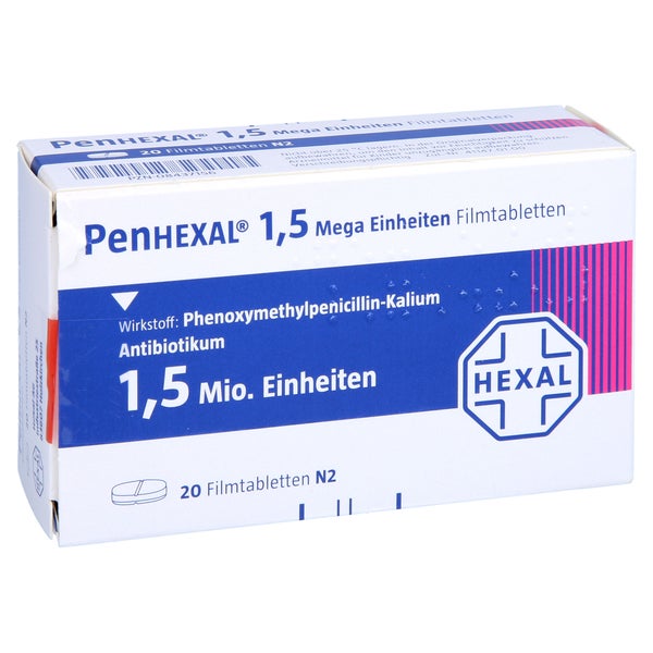 Penhexal 1,5 Mega Filmtabletten 20 St