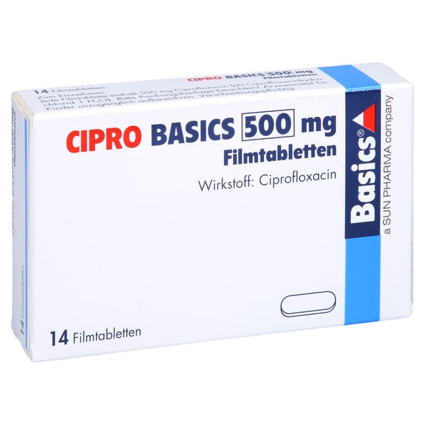 Cipro Basics 500 mg Filmtabletten 14 St