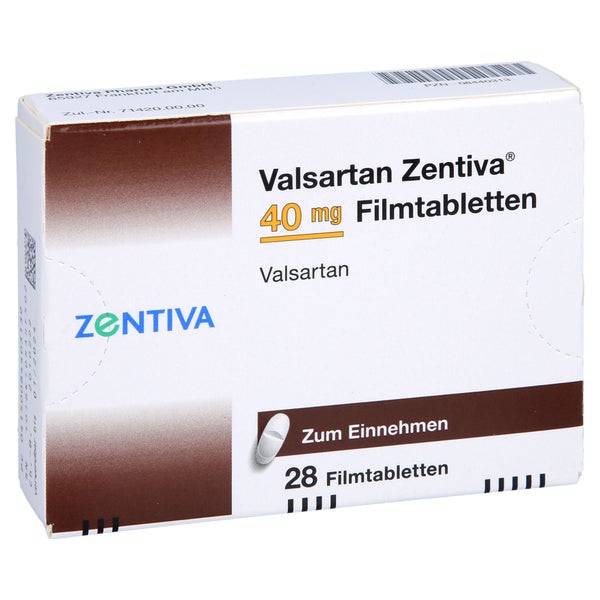 Valsartan Zentiva 40 mg Filmtabletten 28 St
