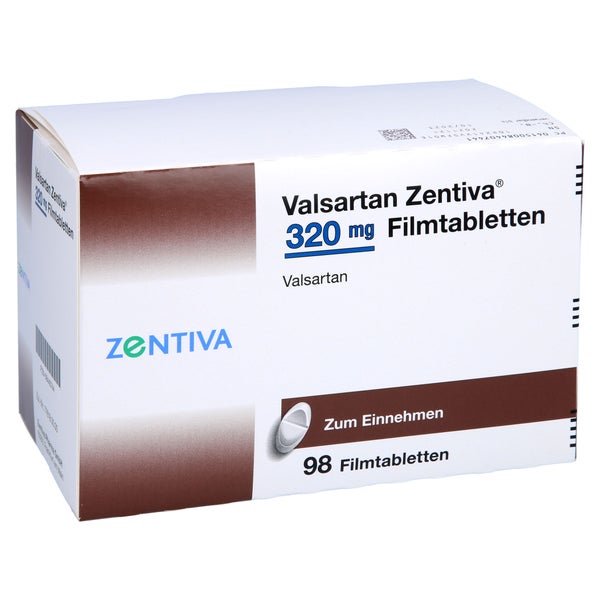 Valsartan Zentiva 320 mg Filmtabletten 98 St