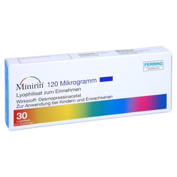 MINIRIN 120 Mikrogramm Lyophilisat zum Einnehmen 30 St