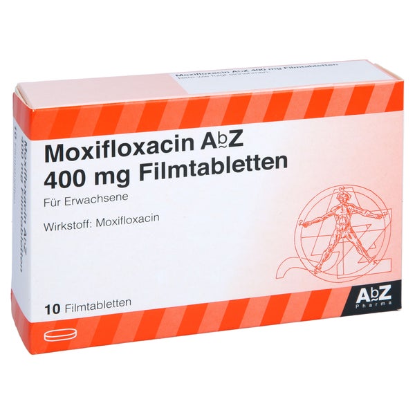 Moxifloxacin AbZ 400 mg Filmtabletten 10 St
