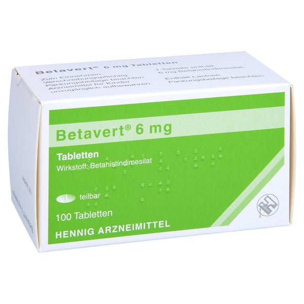 Betavert 6 mg Tabletten 100 St
