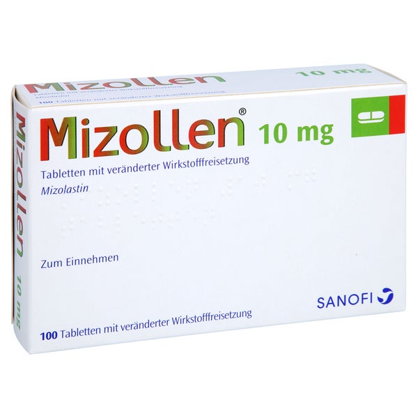 MIZOLLEN 10 mg Tabletten m.veränd.Wirkst.-Frs. 100 St