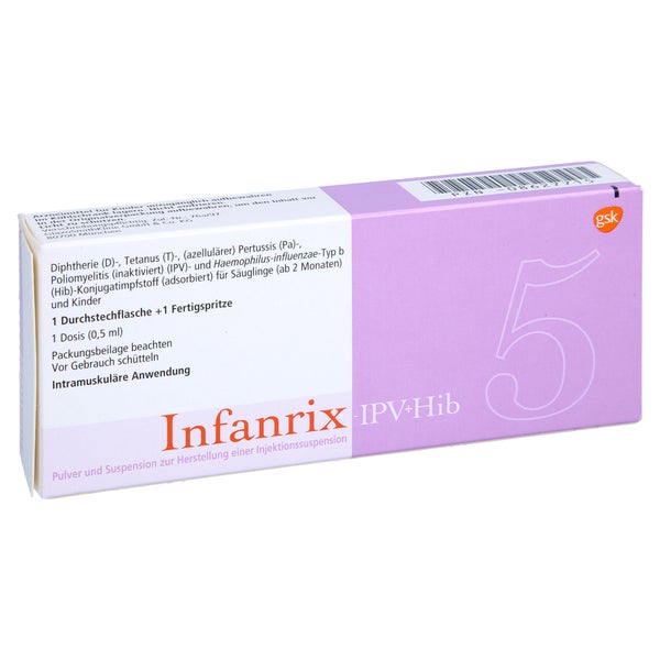 INFANRIX-IPV+Hib Plv.+Susp.z.Herst.Injektionssusp. 1 St