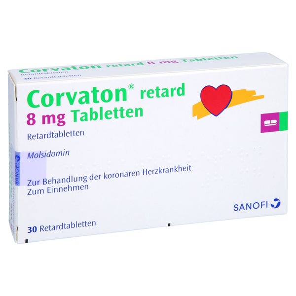Corvaton Retard 8 mg Tabl. 30 St