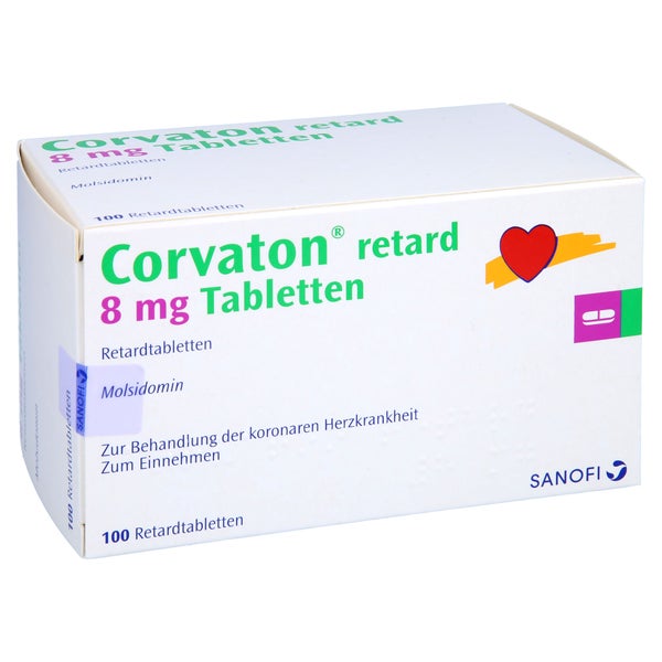 Corvaton Retard 8 mg Tabl. 100 St