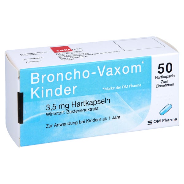 Broncho Vaxom F.kinder Hartkapseln 50 St