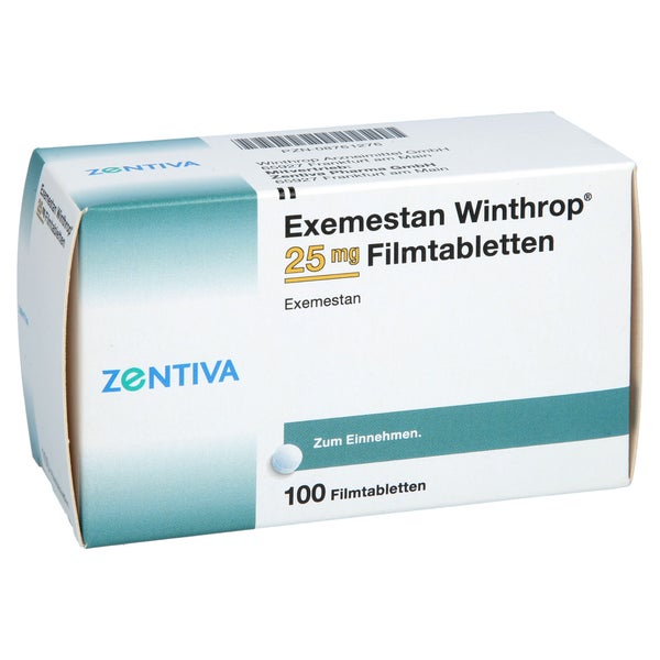 Exemestan Winthrop 25 mg Filmtabletten 100 St