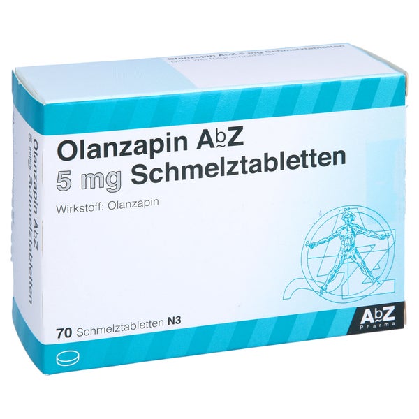 Olanzapin AbZ 5 mg Schmelztabletten 70 St