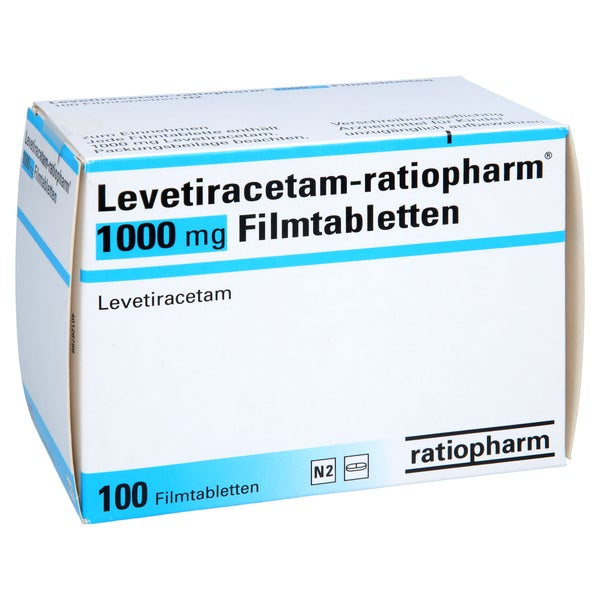 LEVETIRACETAM-ratiopharm 1000 mg Filmtabletten 100 St