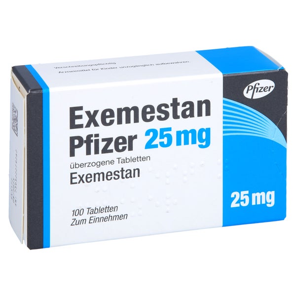 EXEMESTAN Pfizer 25 mg überzogene Tabletten 100 St