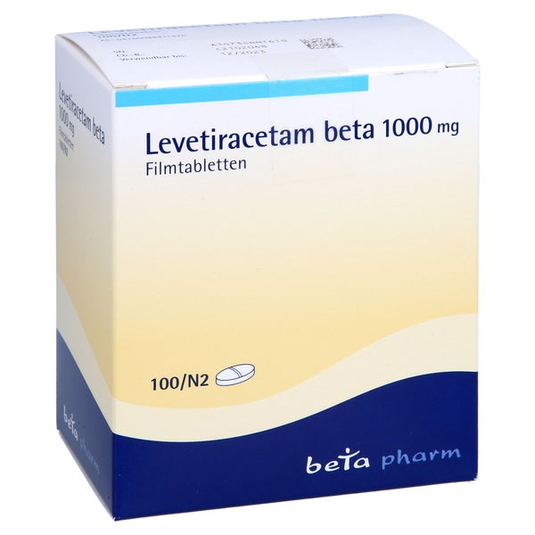 LEVETIRACETAM beta 1000 mg Filmtabletten 100 St