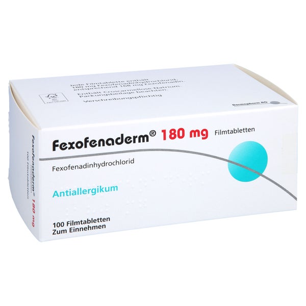 Fexofenaderm 180 mg Filmtabletten 100 St