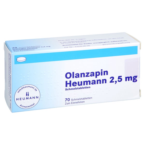 OLANZAPIN Heumann 2,5 mg Schmelztabletten 70 St
