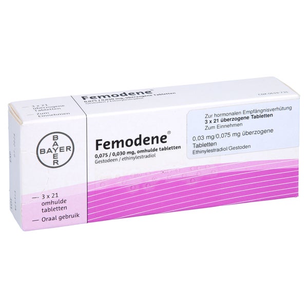 Femodene Überzogene Tabletten 3X21 St