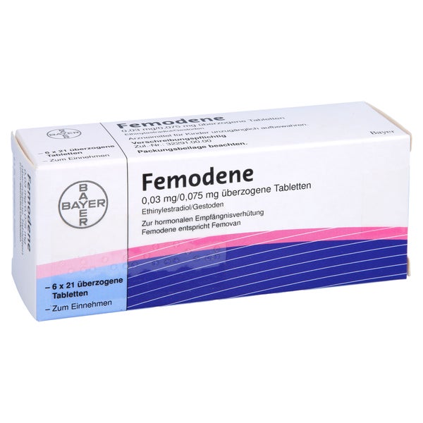 Femodene Überzogene Tabletten 6X21 St