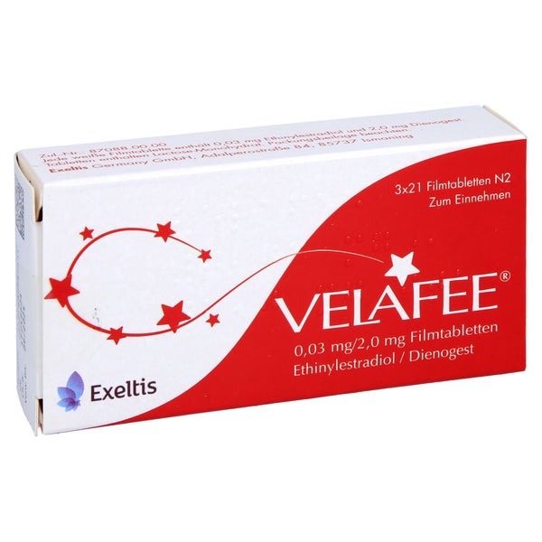 Velafee 0,03 mg/2 mg Filmtabletten 3X21 St