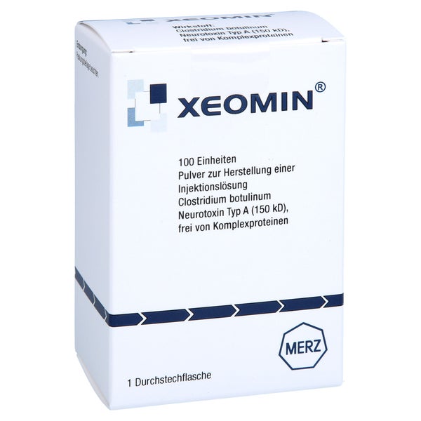 XEOMIN 100 LD50 Einheiten Plv.z.Herst.e.Inj.-Lsg. 1 St