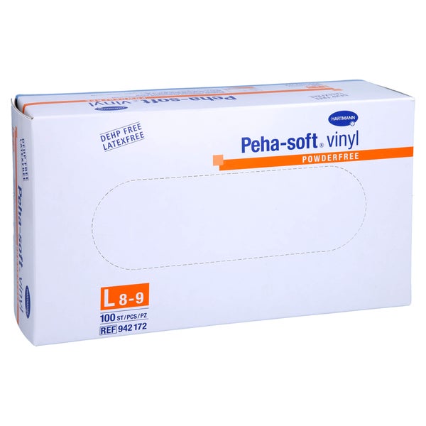 Peha-soft Vinyl Untersuchungshandschuhe L 100 St
