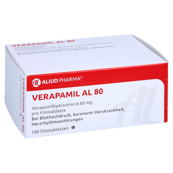 Verapamil AL 80 Filmtabletten 100 St