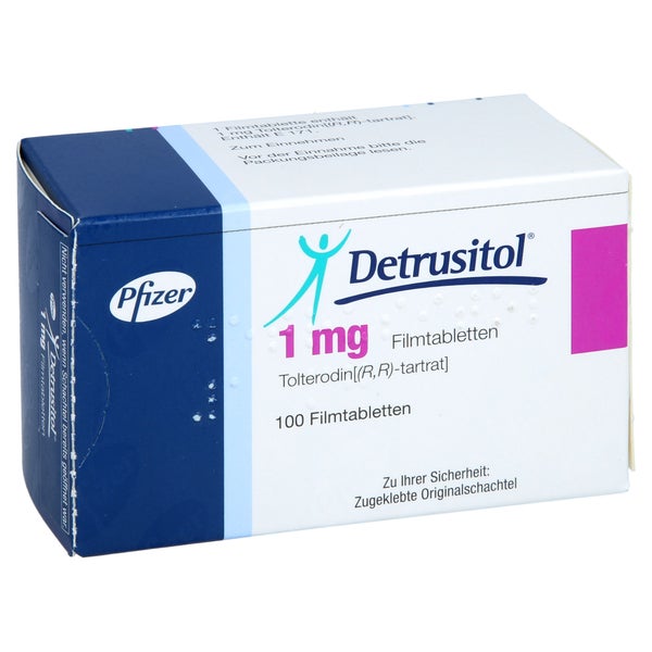 Detrusitol 1 mg Filmtabletten 100 St
