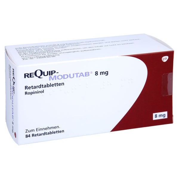 Requip-modutab 8 mg Retardtabletten 84 St