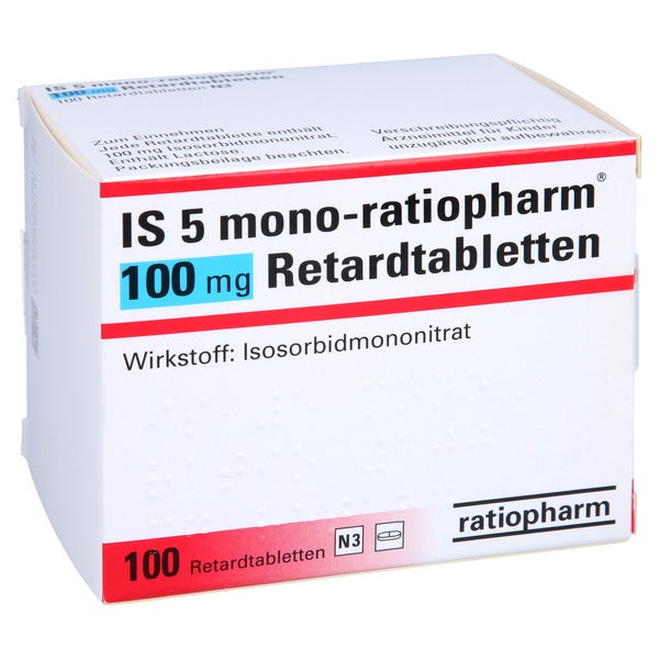 IS 5 mono-ratiopharm 100 mg Retardtabletten 100 St
