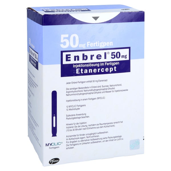 ENBREL 50 mg MYCLIC 12 St
