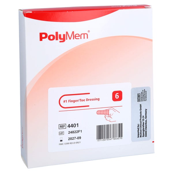 Polymem Finger Wundschnellverband Gr.1 6 St