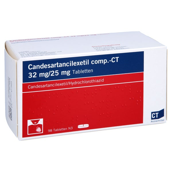 CANDESARTANCILEXETIL comp.-CT 32 mg/25 mg Tabl. 98 St