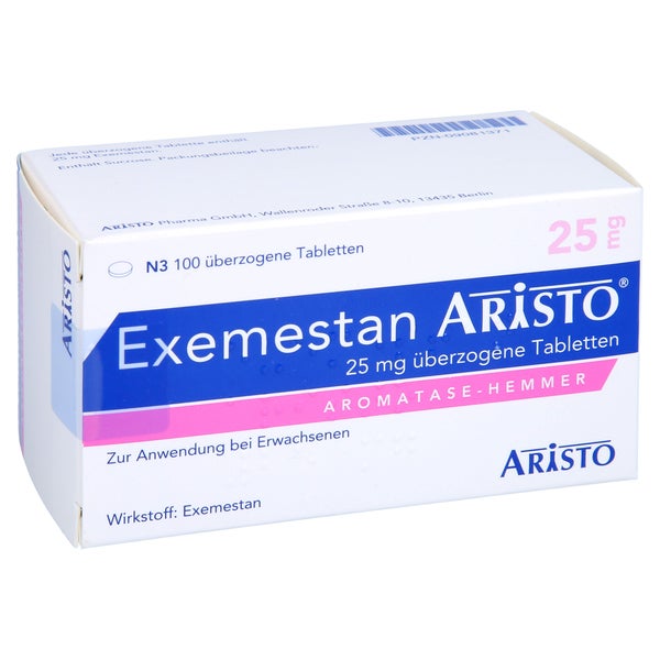 EXEMESTAN Aristo 25 mg überzogene Tabletten 100 St