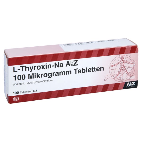 L-THYROXIN-Na AbZ 100 Mikrogramm Tabletten 100 St