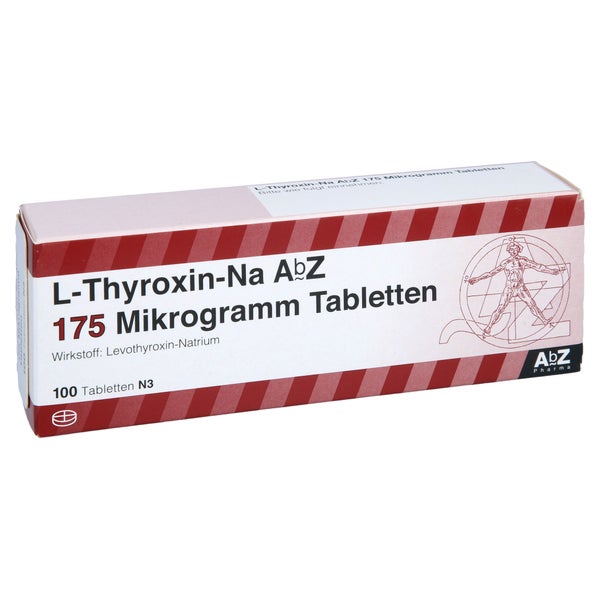 L-THYROXIN-Na AbZ 175 Mikrogramm Tabletten 100 St