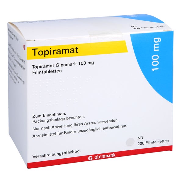 Topiramat Glenmark 100 mg Filmtabletten 200 St