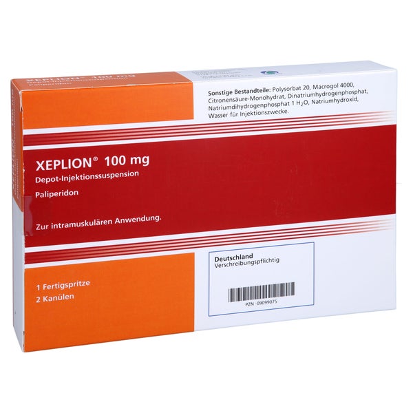 XEPLION 100 mg Depot-Injektionssusp.i.e.Fertigspr. 1 St
