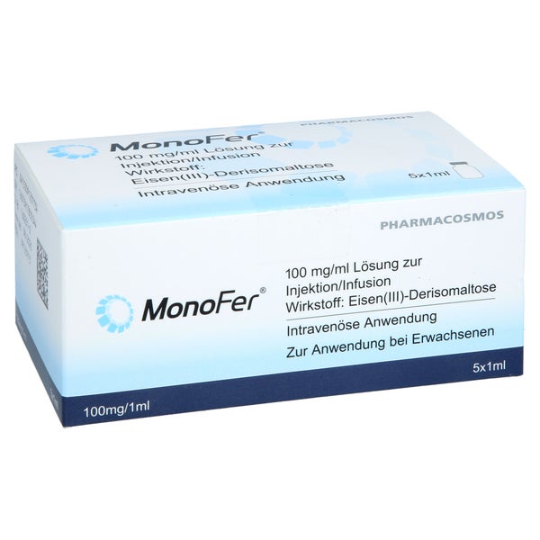 MONOFER 100 mg/ml Lsg.z.Injektion/Infusion Dsfl. 5X1 ml