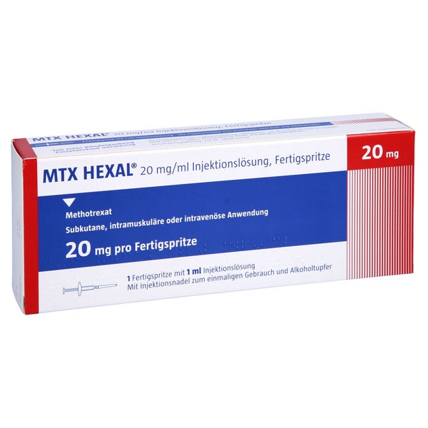MTX HEXAL 20 mg (20 mg/ml) Inj.-Lsg.i.e.F.-Sp. 5 St
