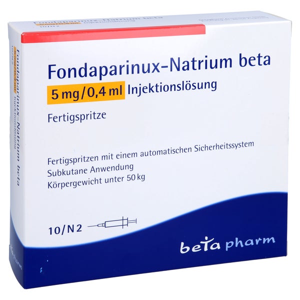 FONDAPARINUX-Natrium beta 5mg/0,4ml Inj.-L.F.-Sp. 10 St