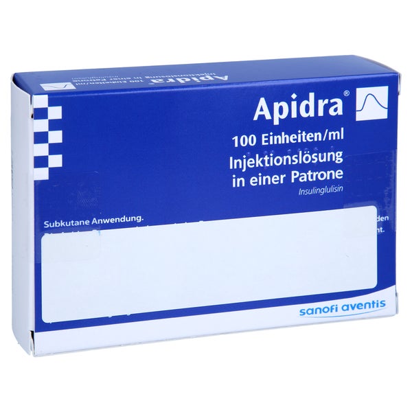 Apidra 100 E/ml Inj.-Lsg.i.e.Patrone 10X3 ml